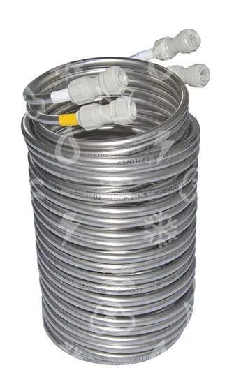 smyčka chladící pro AS-40 - kompletní 2 x 8 m
